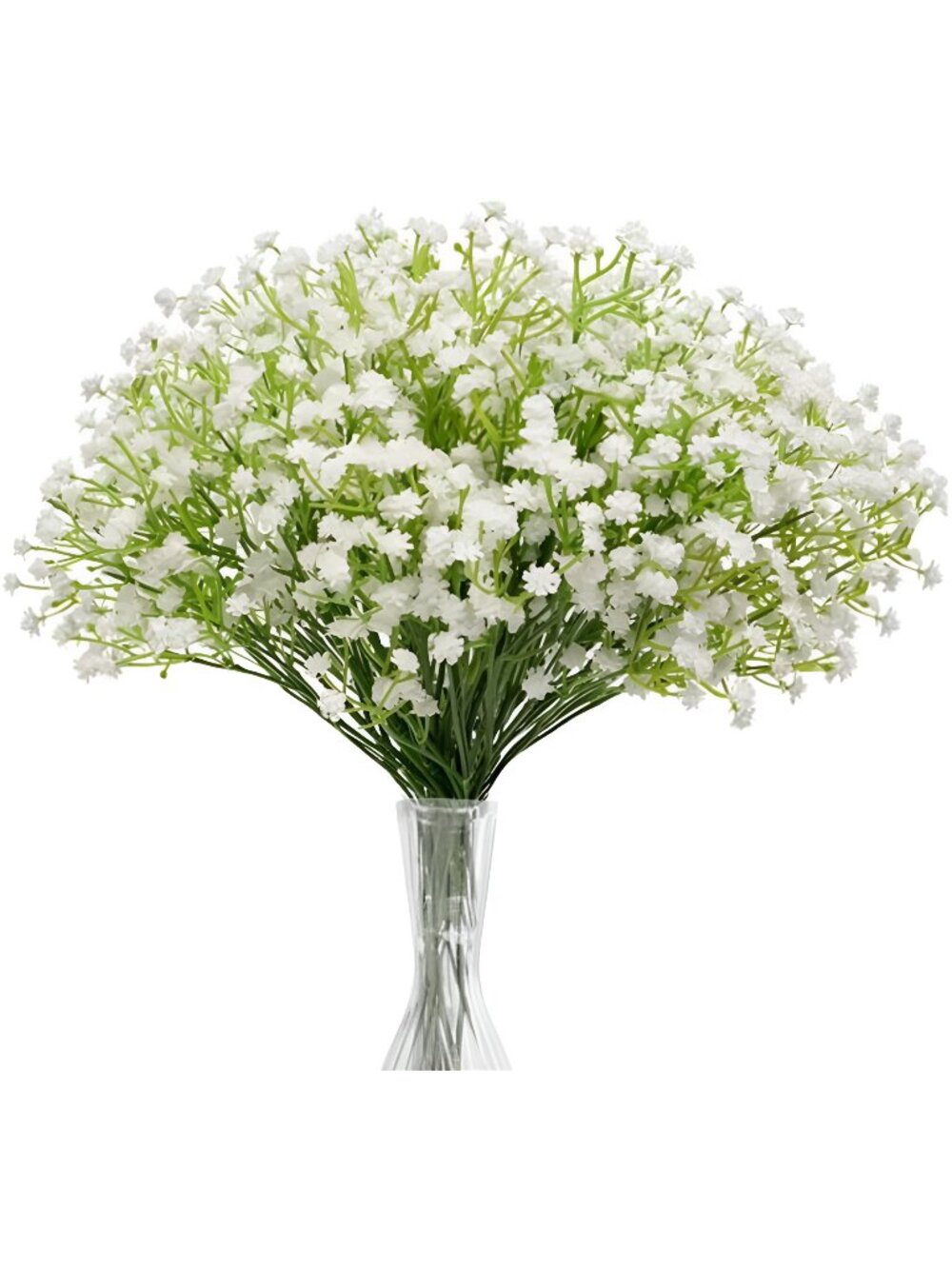 10Pcs Artificial Baby's Breath Flowers, White